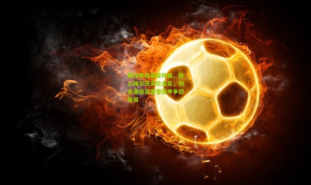 勒沃库森夏窗风暴，核心维尔茨天价出走，创纪录投资重塑德甲争冠格局